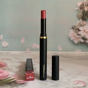 MAC Powder Kiss Velvet Blur Slim Lipstick #899 Brickthrough~ .07oz/2g NIB